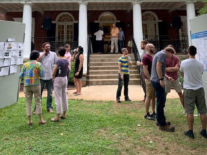 UVA Cell and Molecular Biology Poster session on the Grounds of the University of Virginia.